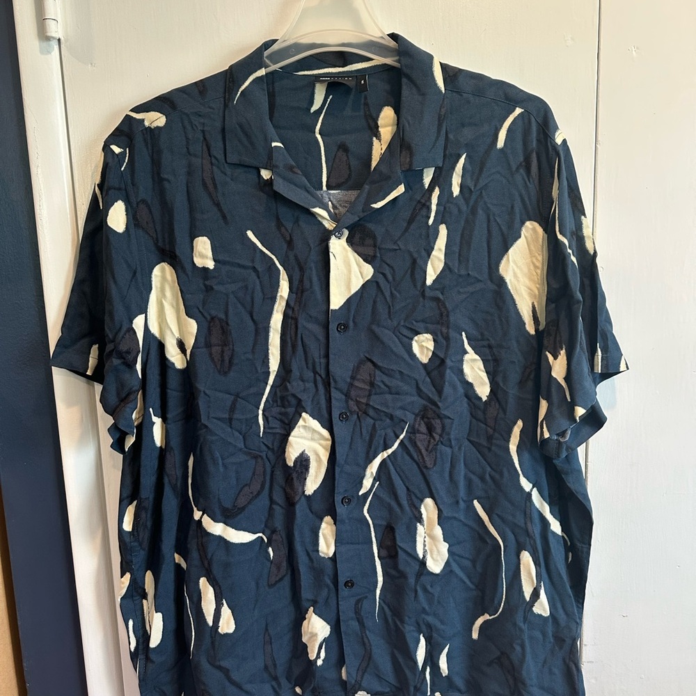 ASOS Navy and Cream Sweater